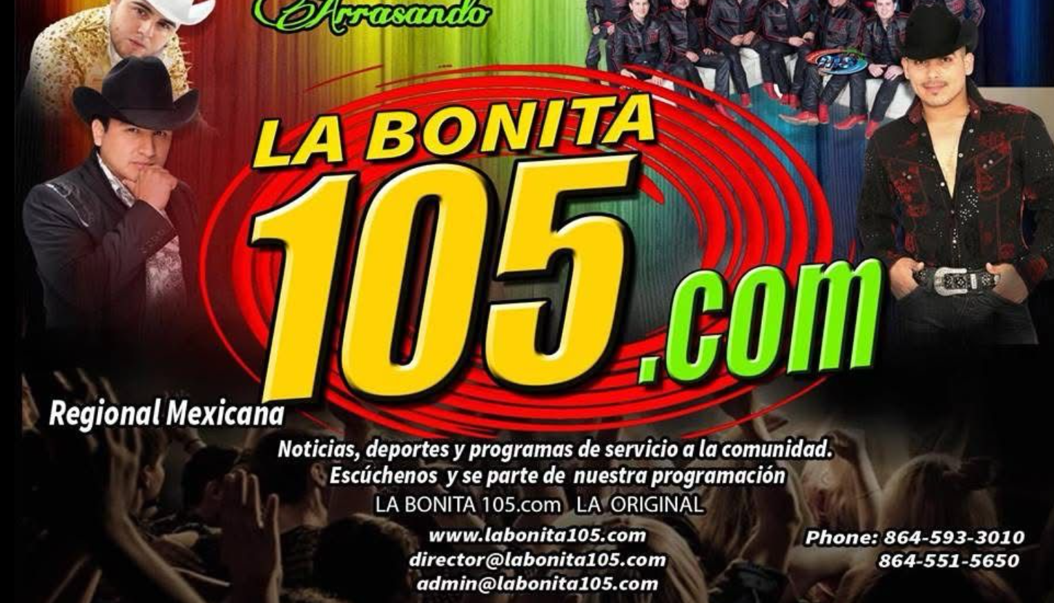 LA BONITA 105.COM